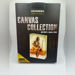 The Walking Dead Supply Drop Canvas Collection Bonus Print